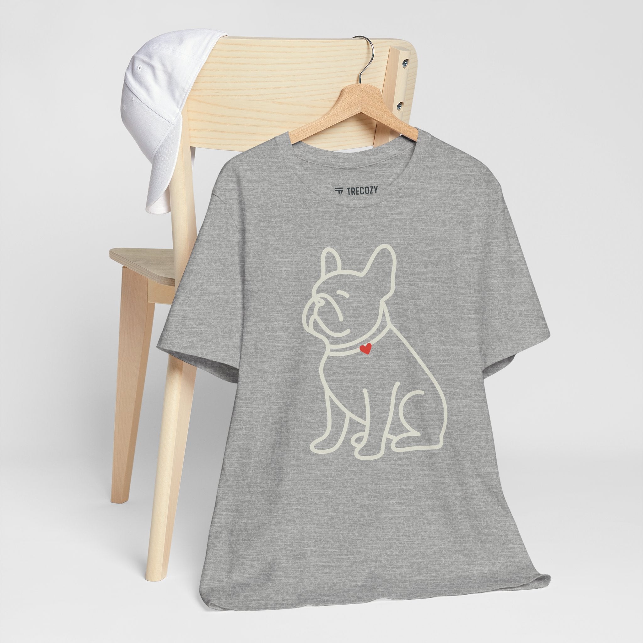 French Bulldog Dog Tee, Cozy TShirt, Gift for Pet Owners, Trending Cute Animal Top, Cute Dog Tshirt