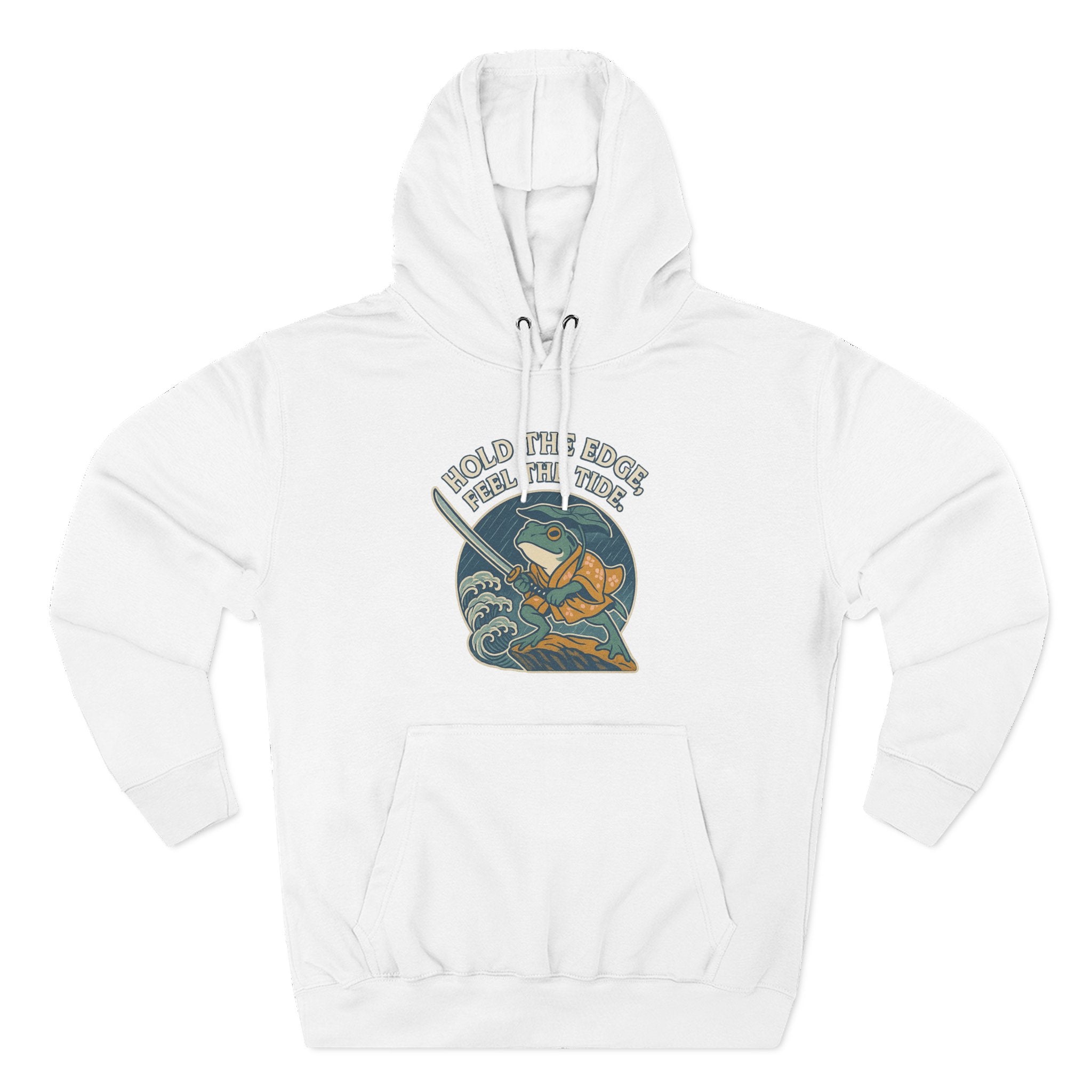 Adventure-Ready Fleece Hoodie | 'Hold the Line' Graphic | Perfect for Outdoor Enthusiasts, Gift for Dad, Casual Wear, Winter Inspired