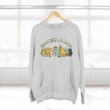 Birds with Bad Moods Adorable Fleece Hoodie, Cozy Sweatshirt, Relaxed Apparel, Gift for Friends, Casual Wear, Chill Hoodie