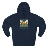 Chill Vibes Fleece Hoodie | Cozy Hoodie for Relaxation, Perfect for Gifts, Lounging, Nature Lovers, Casual Wear